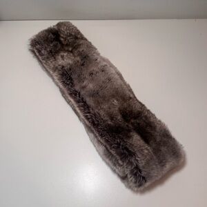 Vintage RH Gray Faux Fur Scarf